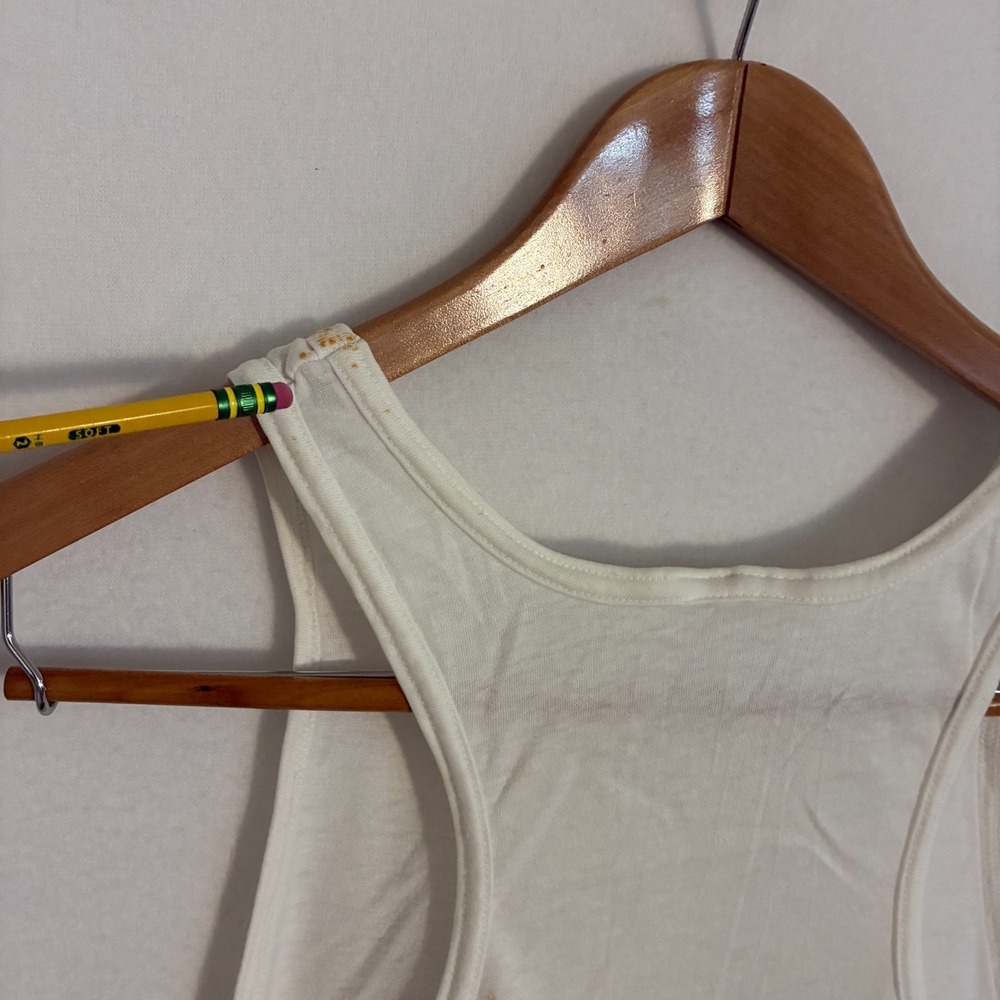 Vintage 80s Lifes A Beach Tank Top Fits S‎ Sleeveless Shark Single Stitch Beach - Picture 7 of 11